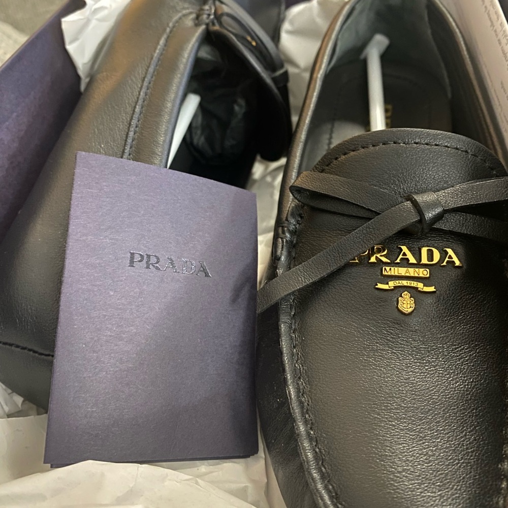 Authentic Never Worn Prada Loafers.